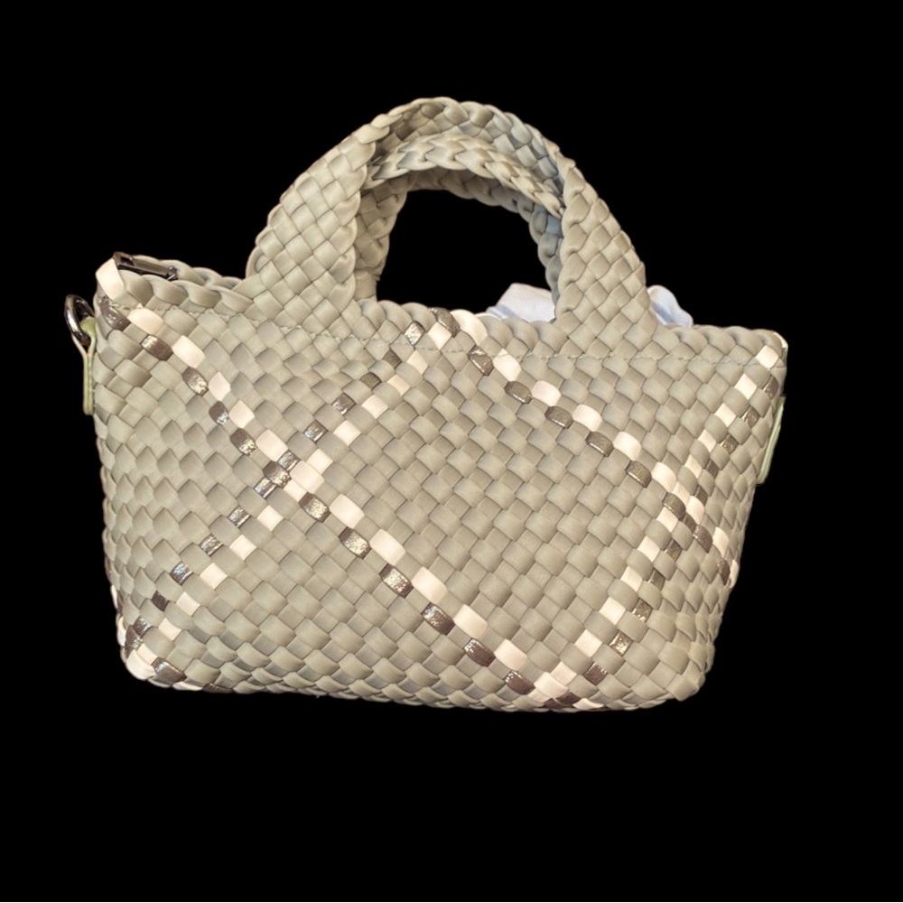 Haute Shore Mark Sage Woven Tote